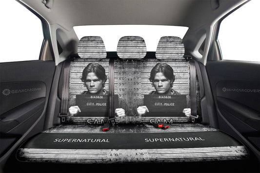 Sam Winchester Car Back Seat Covers Custom Supernatural Car Accessories - Gearcarcover - 2