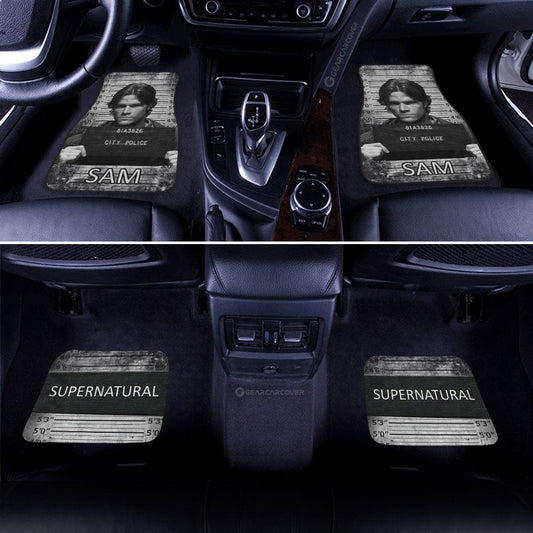 Sam Winchester Car Floor Mats Custom Supernatural Car Accessories - Gearcarcover - 2