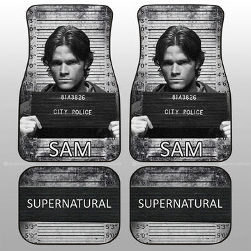 Sam Winchester Car Floor Mats Custom Supernatural Car Accessories - Gearcarcover - 1