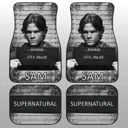 Sam Winchester Car Floor Mats Custom Supernatural Car Accessories - Gearcarcover - 1