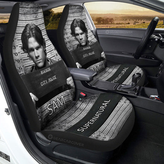 Sam Winchester Car Seat Covers Custom Supernatural Car Accessories - Gearcarcover - 2