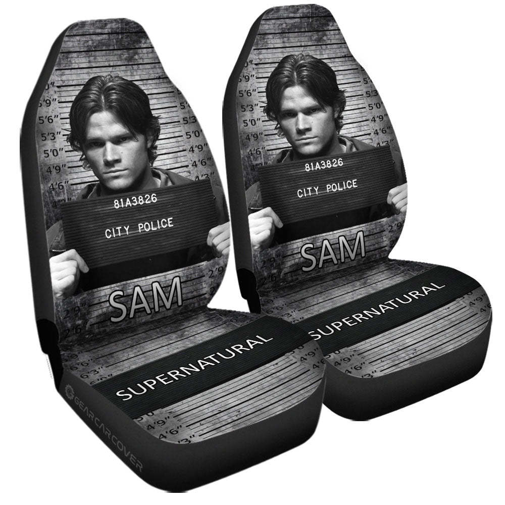 Sam Winchester Car Seat Covers Custom Supernatural Car Accessories - Gearcarcover - 3