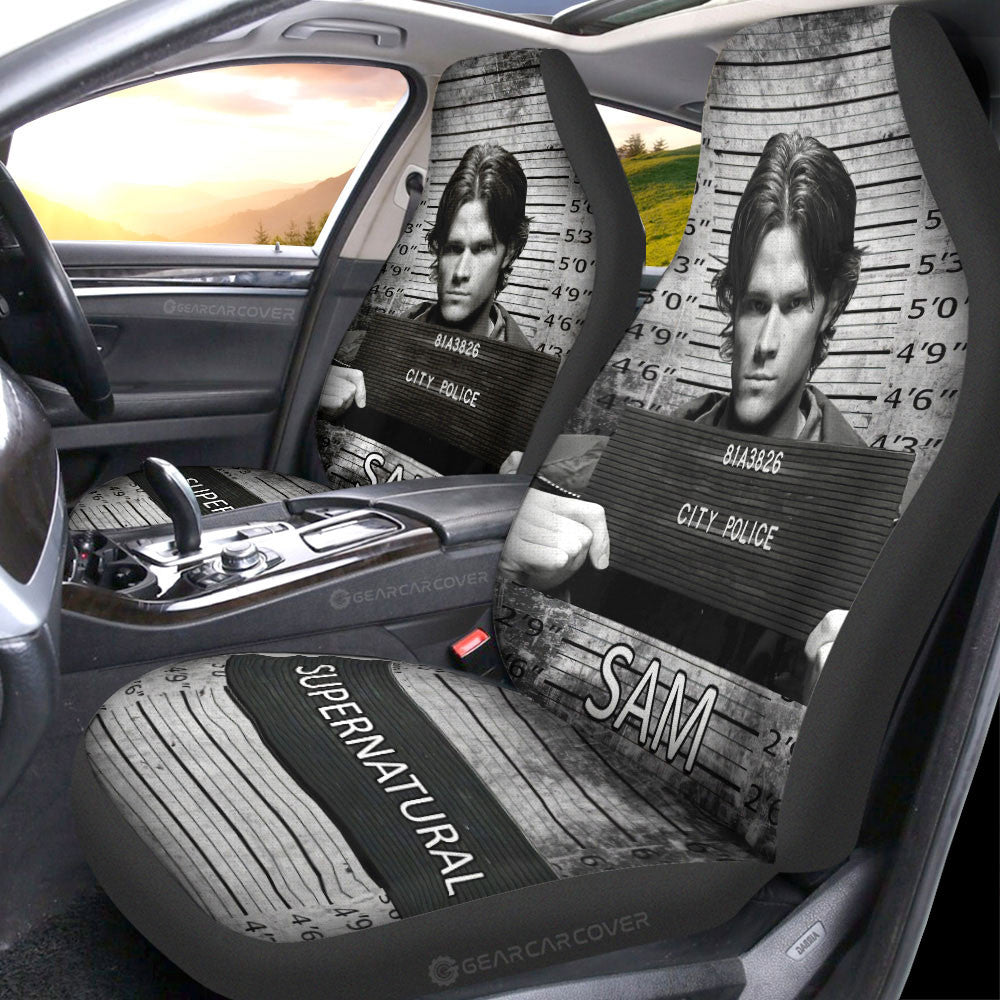 Sam Winchester Car Seat Covers Custom Supernatural Car Accessories - Gearcarcover - 1