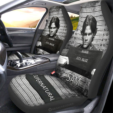 Sam Winchester Car Seat Covers Custom Supernatural Car Accessories - Gearcarcover - 1