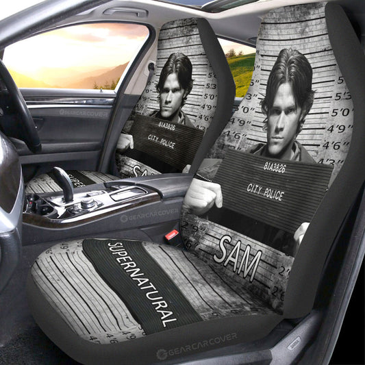 Sam Winchester Car Seat Covers Custom Supernatural Car Accessories - Gearcarcover - 1