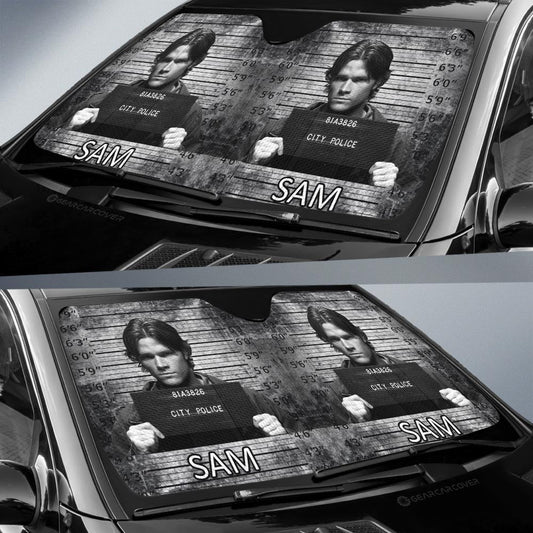 Sam Winchester Car Sunshade Custom Supernatural Car Accessories - Gearcarcover - 2