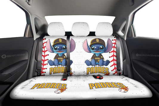 San Diego Padres Car Back Seat Covers Stitch Theme Collection - Gearcarcover - 2