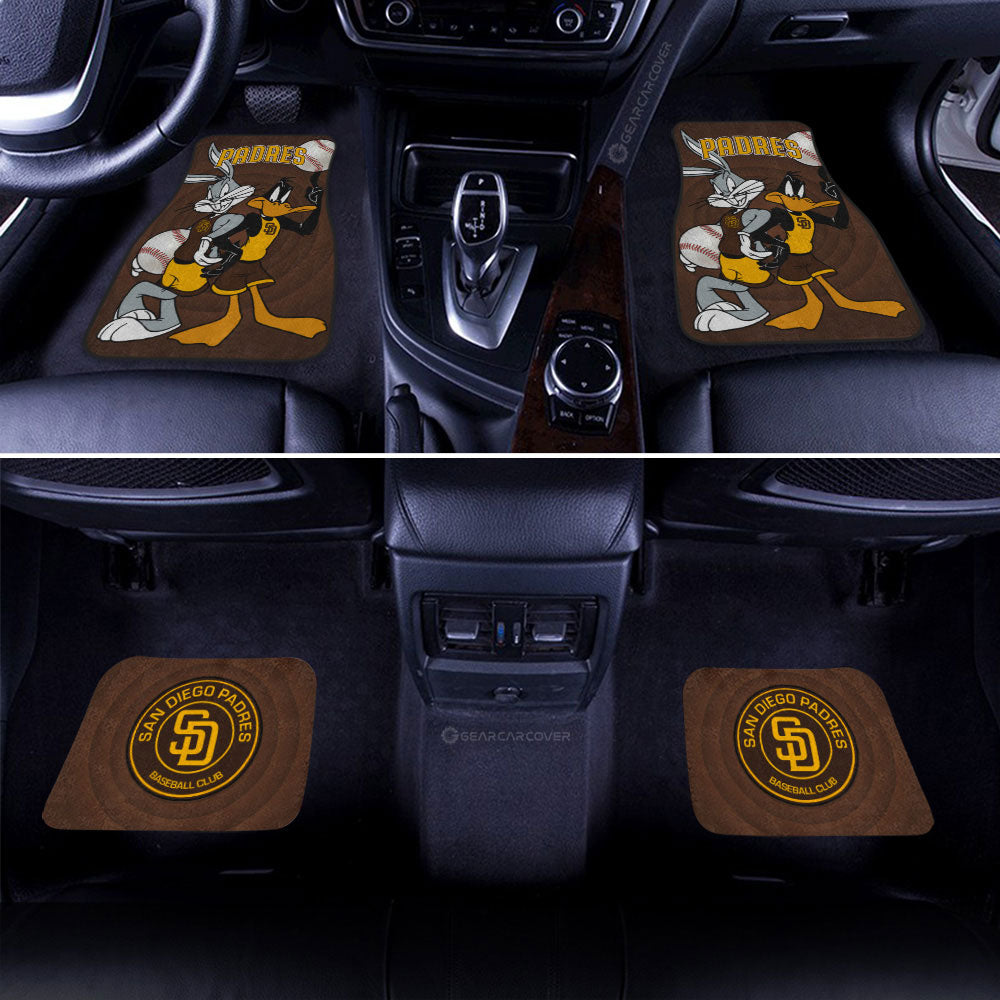 San Diego Padres Car Floor Mats Custom Car Accessories - Gearcarcover - 2
