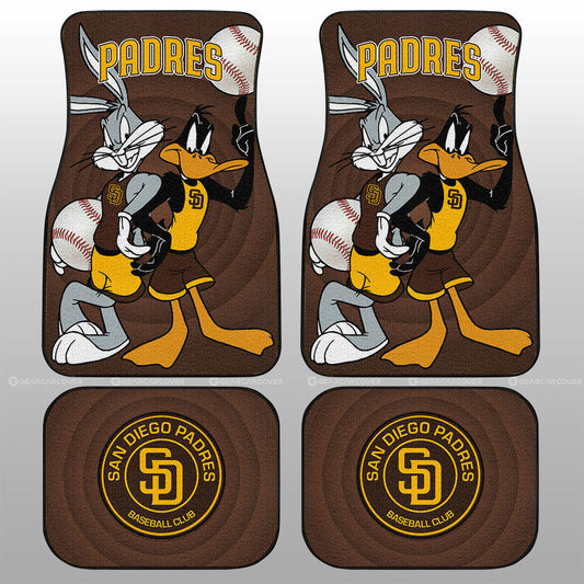 San Diego Padres Car Floor Mats Custom Car Accessories - Gearcarcover - 1