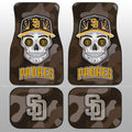 San Diego Padres Car Floor Mats Skull Theme Collection - Gearcarcover - 1