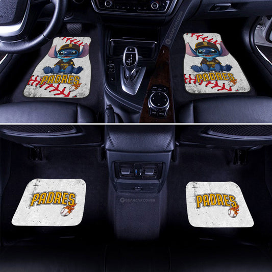 San Diego Padres Car Floor Mats Stitch Theme Collection - Gearcarcover - 2