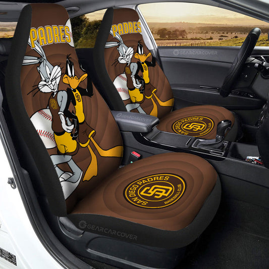 San Diego Padres Car Seat Covers Custom Car Accessories - Gearcarcover - 2