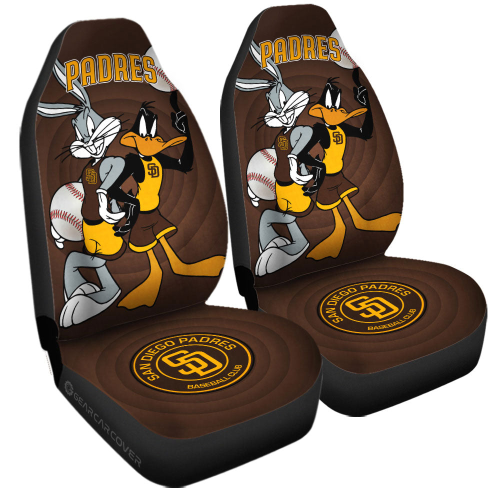 San Diego Padres Car Seat Covers Custom Car Accessories - Gearcarcover - 3
