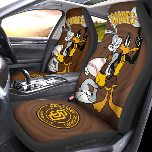 San Diego Padres Car Seat Covers Custom Car Accessories - Gearcarcover - 1