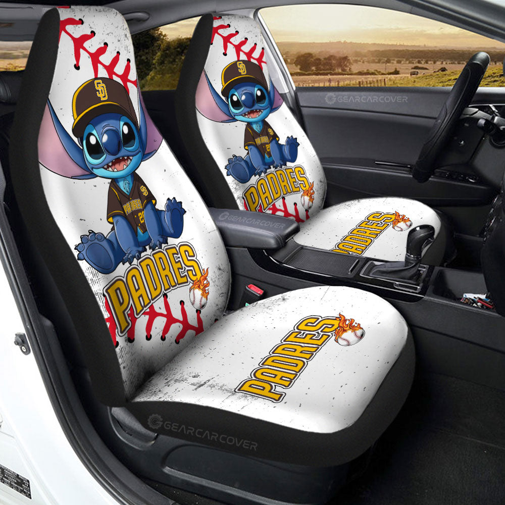 San Diego Padres Car Seat Covers Stitch Theme Collection - Gearcarcover - 2