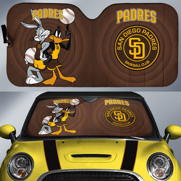 San Diego Padres Car Sunshade Custom Car Accessories - Gearcarcover - 1