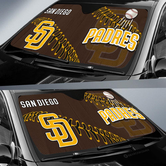 San Diego Padres Car Sunshade Custom Car Accessories - Gearcarcover - 2