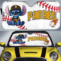 San Diego Padres Car Sunshade Stitch Theme Collection - Gearcarcover - 1