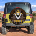San Diego Padres Spare Tire Covers Camera Hole Skull Theme Collection - Gearcarcover - 3