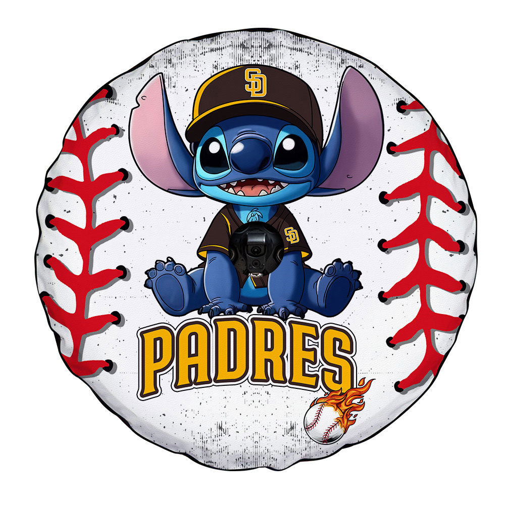 San Diego Padres Spare Tire Covers Camera Hole Stitch Theme Collection - Gearcarcover - 4