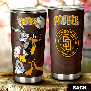 San Diego Padres Tumbler Cup Custom Car Accessories - Gearcarcover - 1