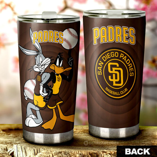 San Diego Padres Tumbler Cup Custom Car Accessories - Gearcarcover - 1