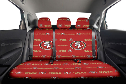 San Francisco 49ers Car Back Seat Covers Sporty Team Collection - Gearcarcover - 2