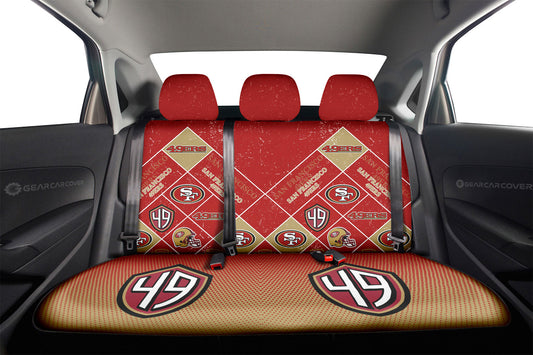 San Francisco 49ers Car Back Seat Covers Sporty Team Collection - Gearcarcover - 2