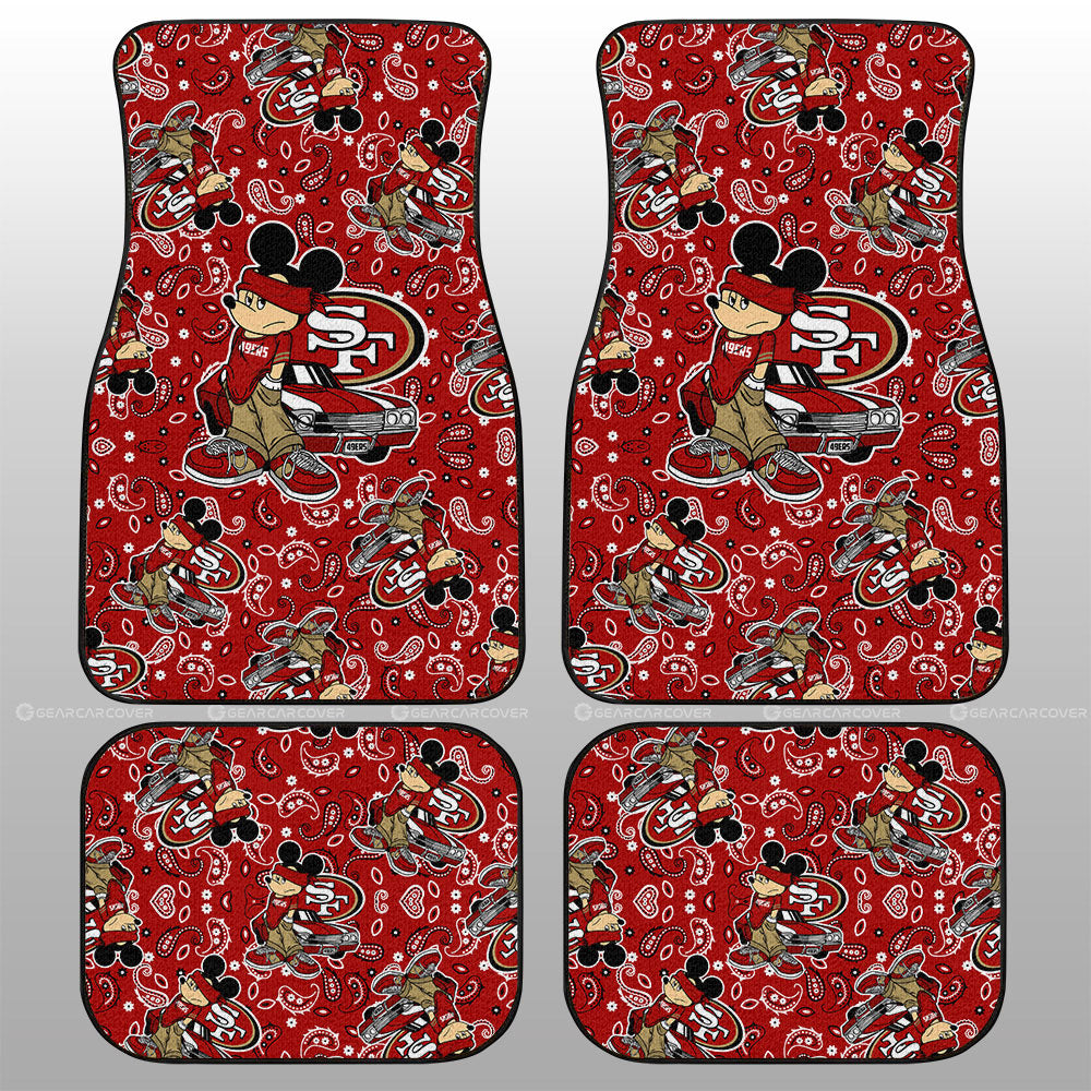 San Francisco 49ers Car Floor Mats Cartoon Theme Collection - Gearcarcover - 1