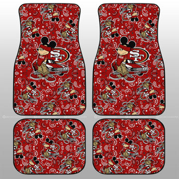 San Francisco 49ers Car Floor Mats Cartoon Theme Collection - Gearcarcover - 1
