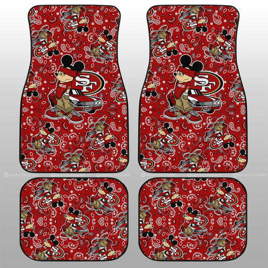 San Francisco 49ers Car Floor Mats Cartoon Theme Collection - Gearcarcover - 1