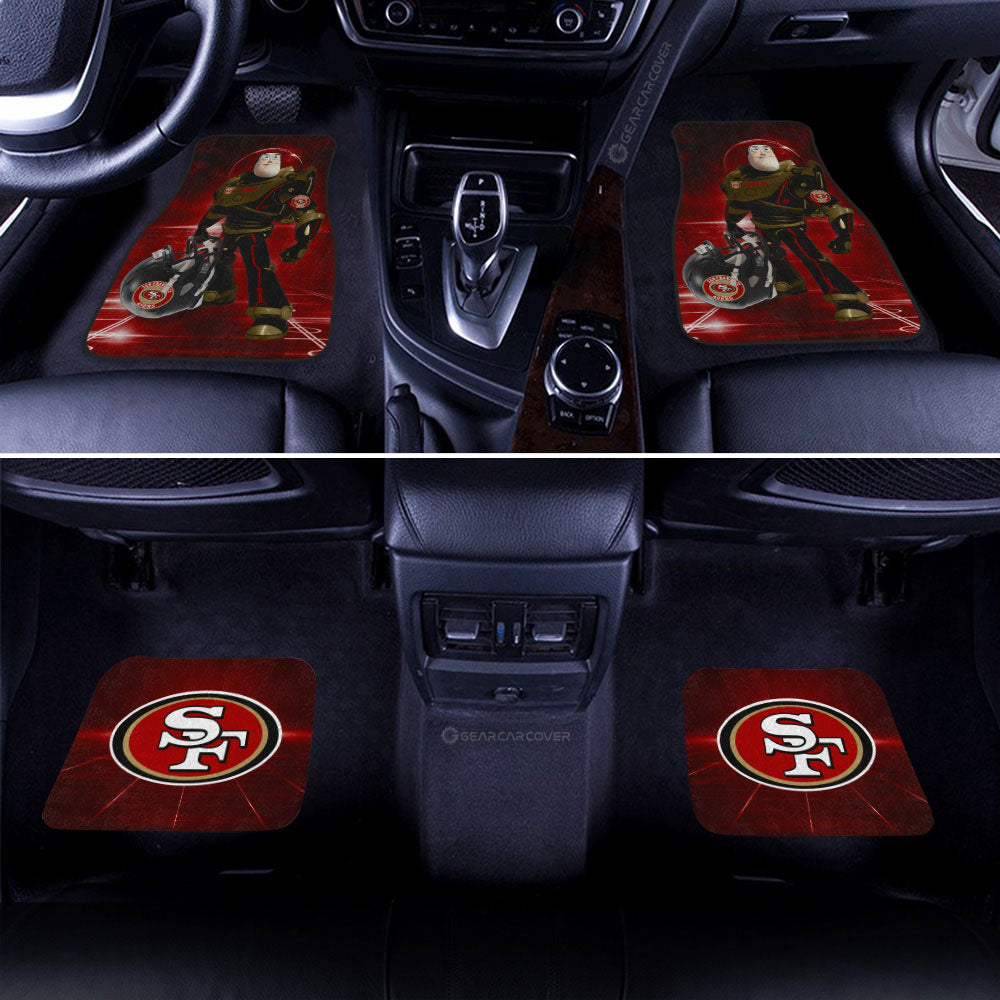 San Francisco 49ers Car Floor Mats Custom Car Accessories For Fan - Gearcarcover - 2