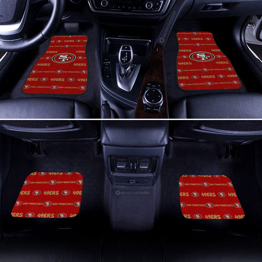San Francisco 49ers Car Floor Mats Sporty Team Collection - Gearcarcover - 2