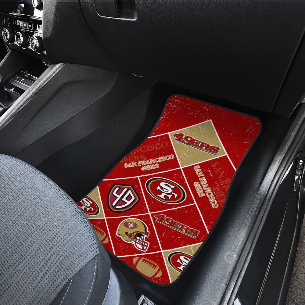San Francisco 49ers Car Floor Mats Sporty Team Collection - Gearcarcover - 3
