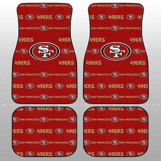 San Francisco 49ers Car Floor Mats Sporty Team Collection - Gearcarcover - 1