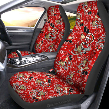 San Francisco 49ers Car Seat Covers Cartoon Theme Collection - Gearcarcover - 1