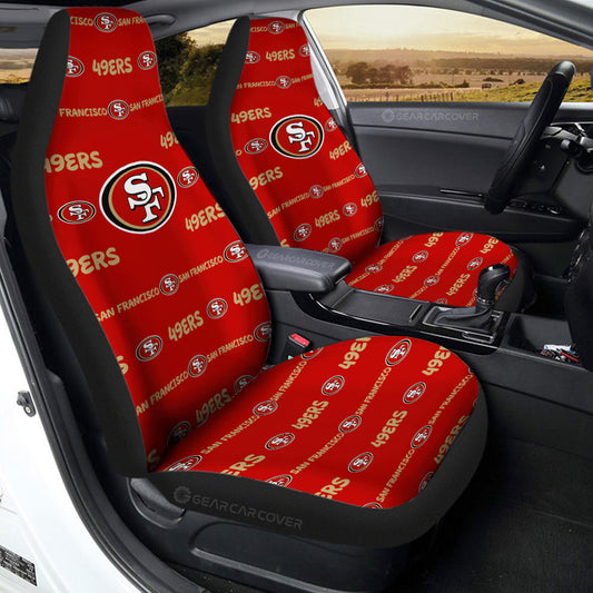 San Francisco 49ers Car Seat Covers Sporty Team Collection - Gearcarcover - 2