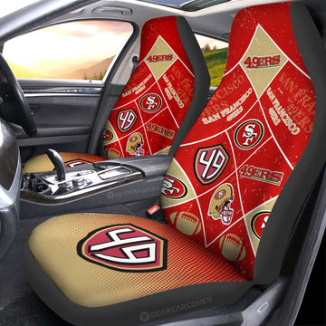 San Francisco 49ers Car Seat Covers Sporty Team Collection - Gearcarcover - 1