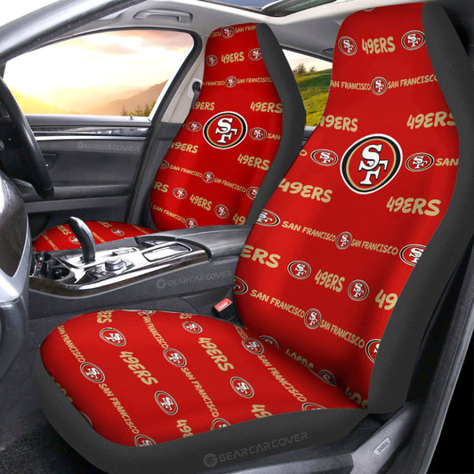 San Francisco 49ers Car Seat Covers Sporty Team Collection - Gearcarcover - 1