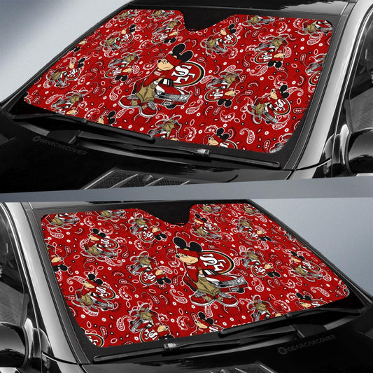 San Francisco 49ers Car Sunshade Cartoon Theme Collection - Gearcarcover - 2