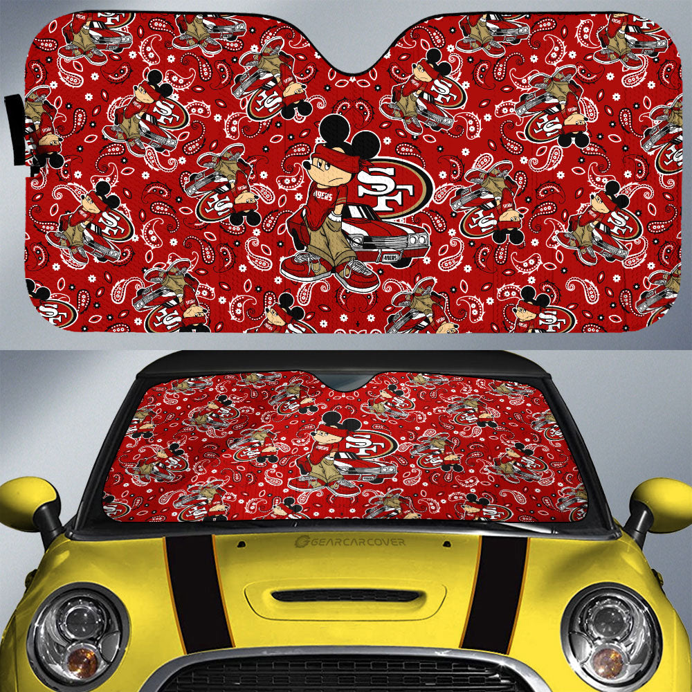 San Francisco 49ers Car Sunshade Cartoon Theme Collection - Gearcarcover - 1
