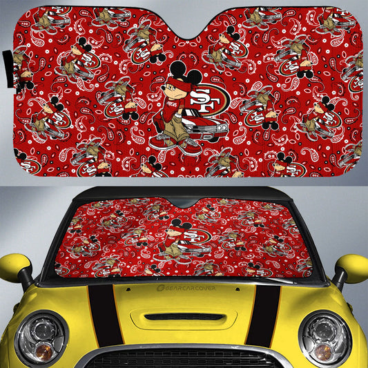 San Francisco 49ers Car Sunshade Cartoon Theme Collection - Gearcarcover - 1
