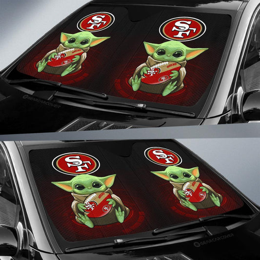 San Francisco 49ers Car Sunshade Custom Car Accessories For Fan - Gearcarcover - 2
