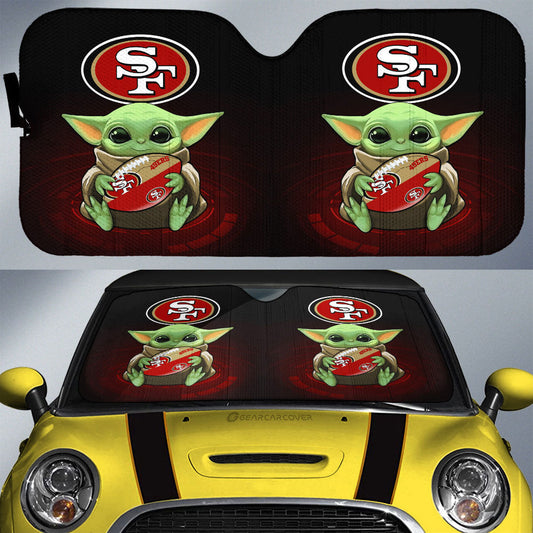 San Francisco 49ers Car Sunshade Custom Car Accessories For Fan - Gearcarcover - 1