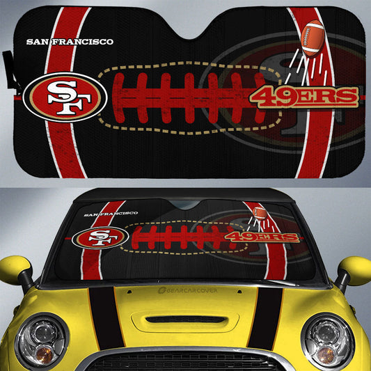 San Francisco 49ers Car Sunshade Custom Car Accessories - Gearcarcover - 1