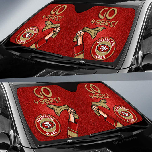 San Francisco 49ers Car Sunshade Custom Car Accessories - Gearcarcover - 2