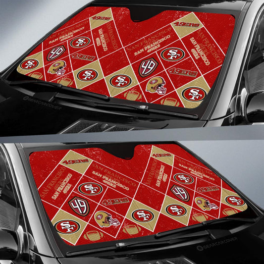 San Francisco 49ers Car Sunshade Sporty Team Collection - Gearcarcover - 2