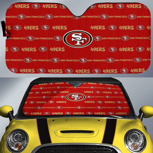 San Francisco 49ers Car Sunshade Sporty Team Collection - Gearcarcover - 1