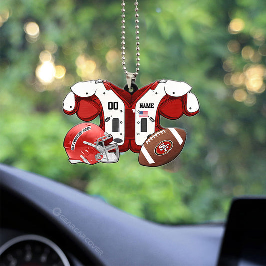 San Francisco 49ers Ornament Personalized Uniforms Collection - Gearcarcover - 2