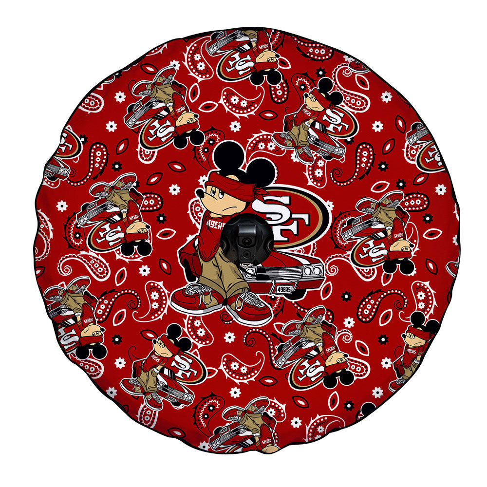 San Francisco 49ers Spare Tire Covers Camera Hole Cartoon Theme Collection - Gearcarcover - 4